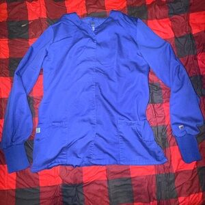 Vintage Blue Button-Up Shirt